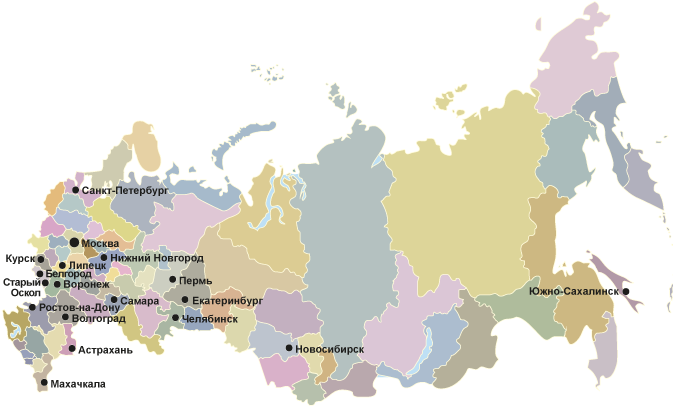 В какой зоне расположен нижний новгород. Нижний новгорокарта России. Нижний Новгород на карте России.